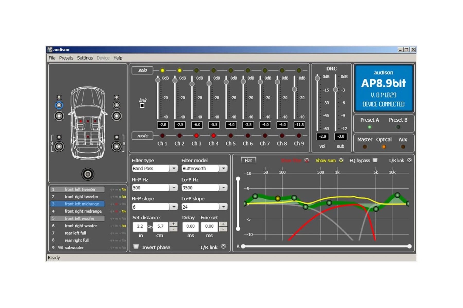 Audison Forza MINI F Series 8 Channel AMP - Image 3
