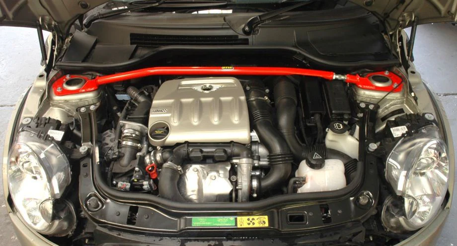 OMP Adjustable Steel Strut Brace Mount For MINI (Gen 2) - Image 3