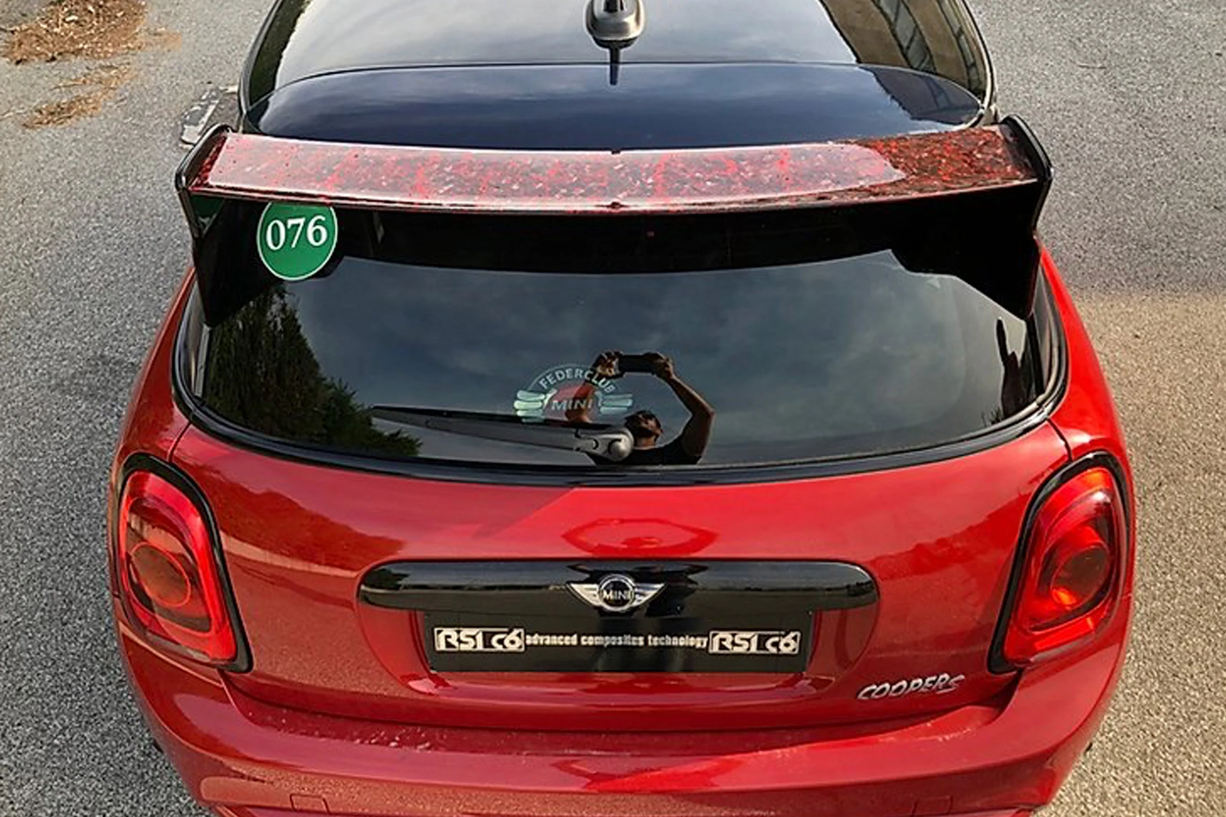 RSI C6 MINI F56 Fibreglass / Carbon Rear Spoiler Wing - Image 7